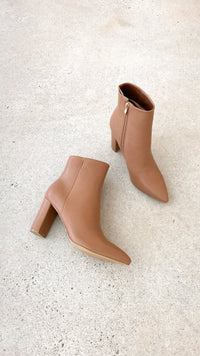 Fashionable Casual Ankle Boots - Elonette-Brown-3-State of Style