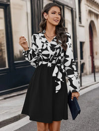 Fashionable Dress with Long Sleeves - Lina-S-State of Style