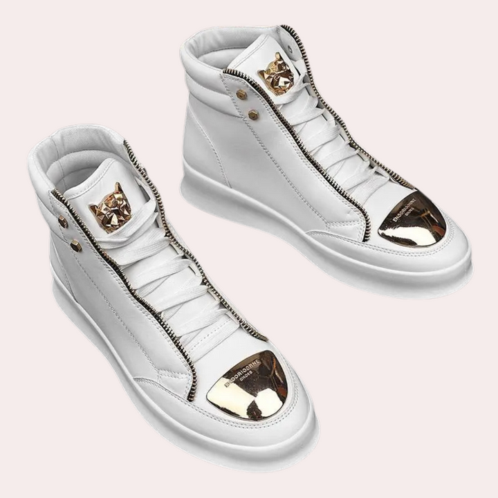 Fashionable High Sneakers for Men - Rafael-White-6-State of Style