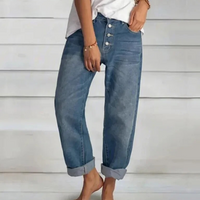 Fashionable High-Waist Jeans for Women - Elvira-32-State of Style