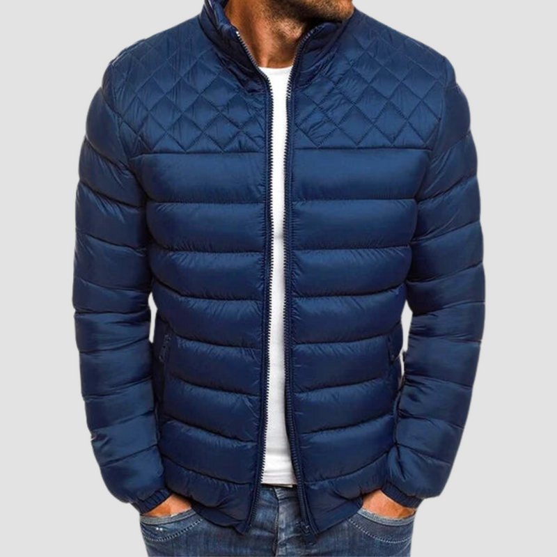 Fashionable Jacket for Men - VanguardWear-Dark Blue-S-State of Style