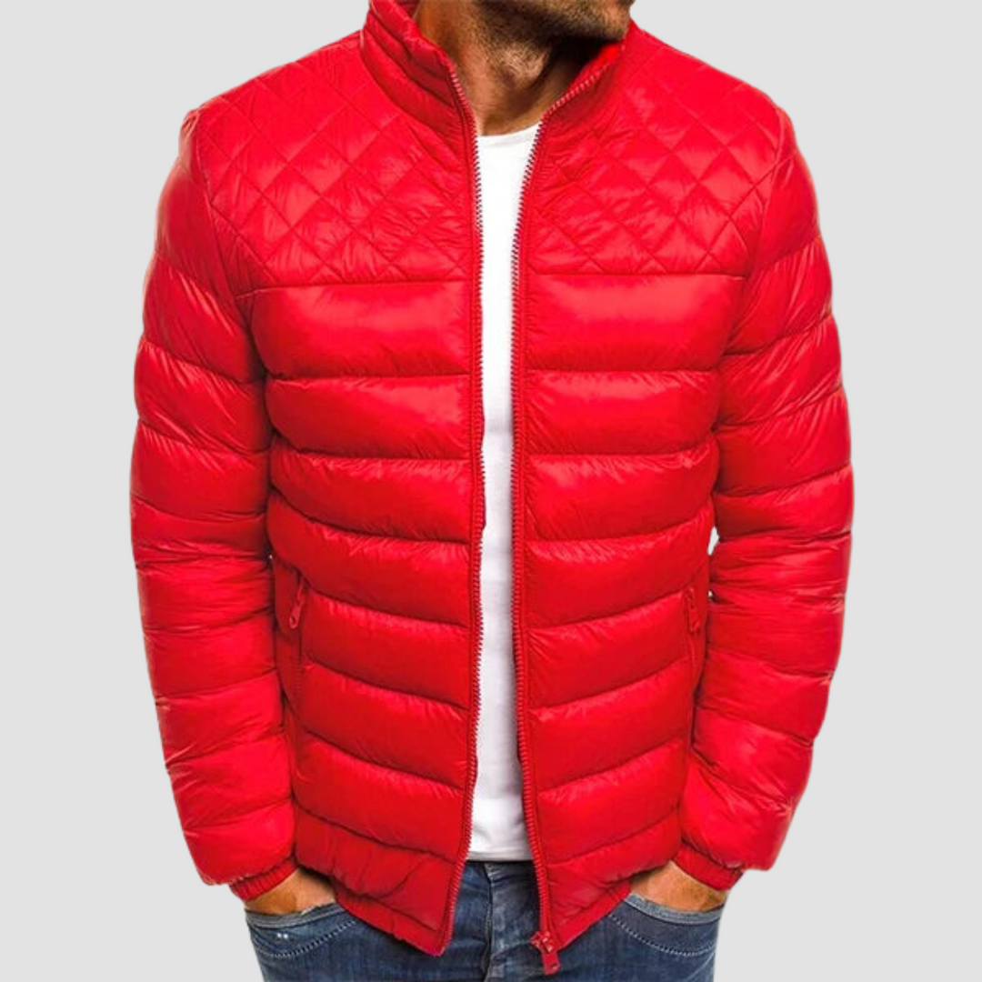 Fashionable Jacket for Men - VanguardWear-Red-S-State of Style