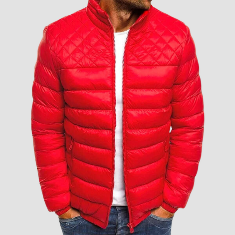Fashionable Jacket for Men - VanguardWear-Red-S-State of Style