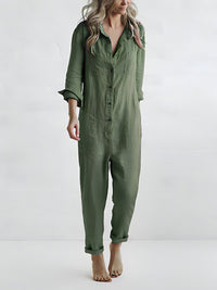 Fashionable Jumpsuit - Aria-Green-S-State of Style