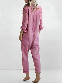 Fashionable Jumpsuit - Aria-Pink-S-State of Style