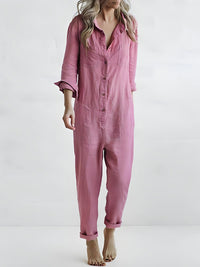 Fashionable Jumpsuit - Aria-Pink-S-State of Style