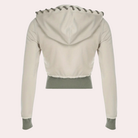 Fashionable Ladies' Jacket with Hood - Elise-XS-State of Style