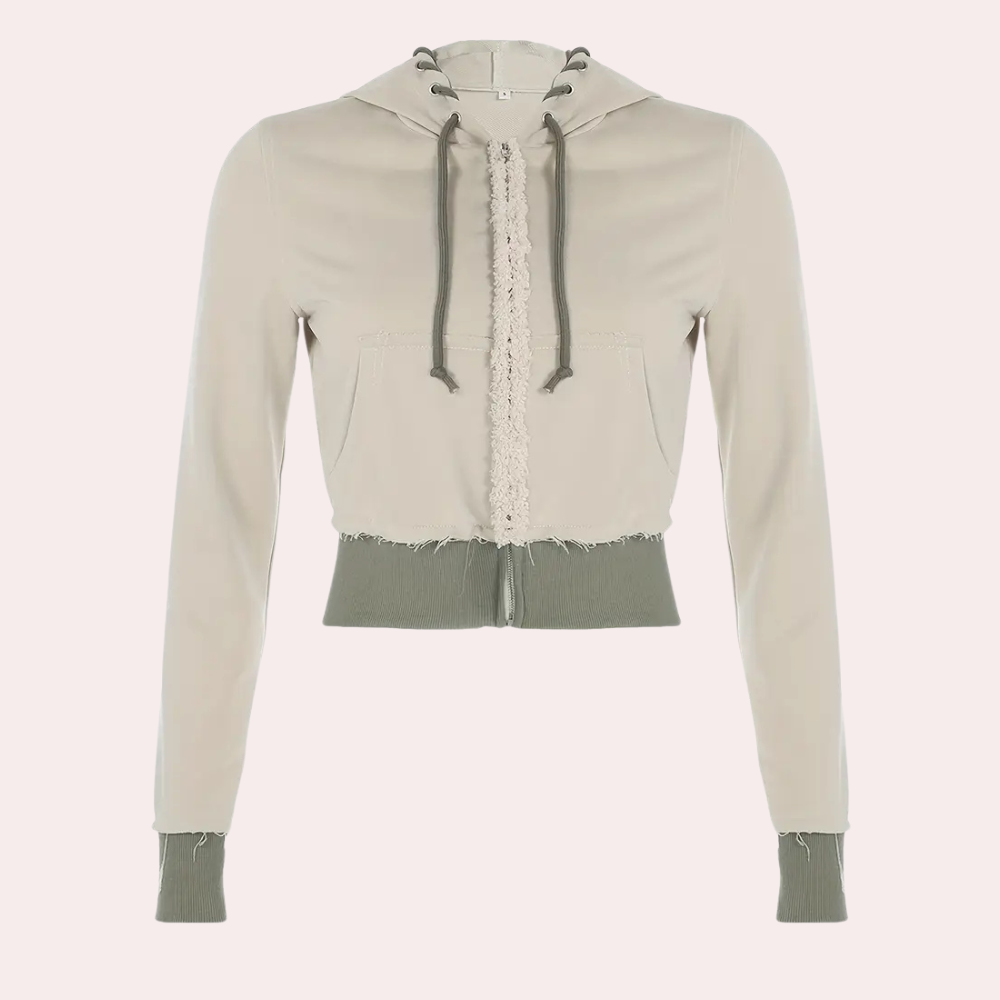 Fashionable Ladies' Jacket with Hood - Elise-XS-State of Style