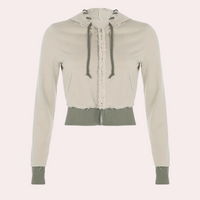 Fashionable Ladies' Jacket with Hood - Elise-XS-State of Style