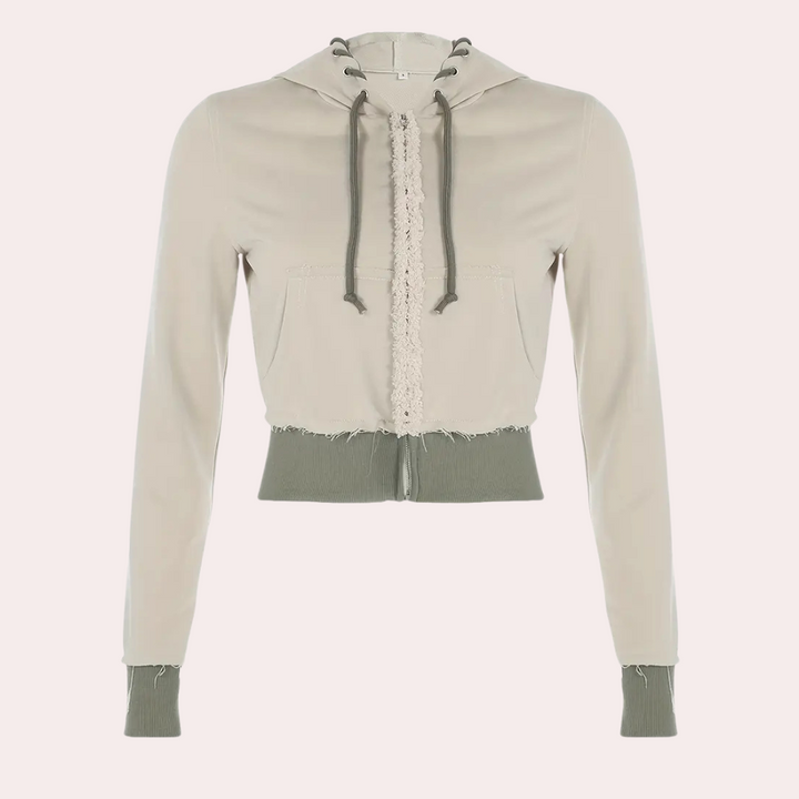 Fashionable Ladies' Jacket with Hood - Elise-XS-State of Style