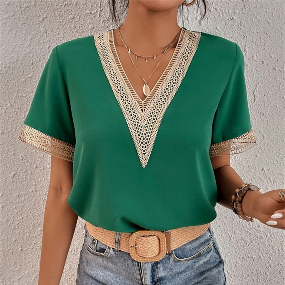 Fashionable Ladies' Shirt - Sophia-Green-S-State of Style
