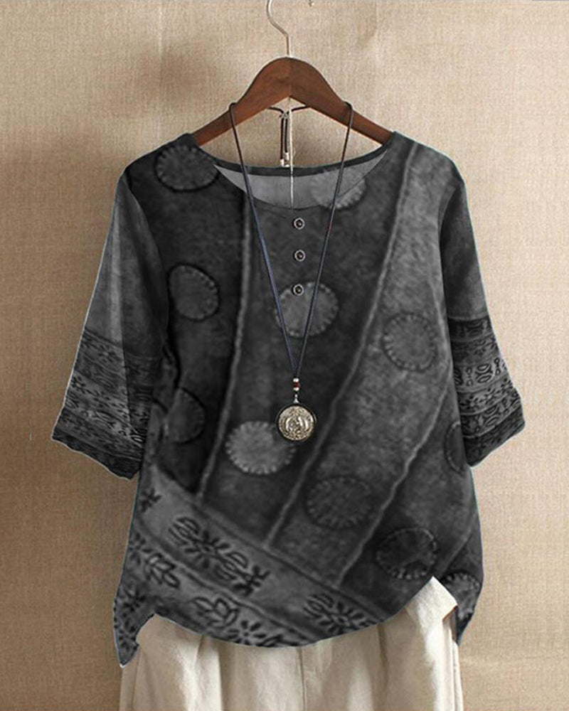 Fashionable Ladies Top - Eva-Grey-S-State of Style