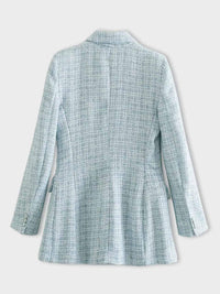 Fashionable Light Blue Women's Blazer - Elena-XS-State of Style