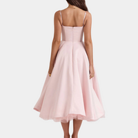 Fashionable Midi Dress - Elena-White-2XS-State of Style