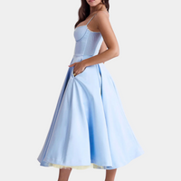 Fashionable Midi Dress - Elena-White-2XS-State of Style