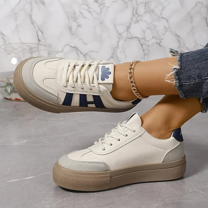 Fashionable Platform Sneakers for Women – Talia-Blue-3-State of Style