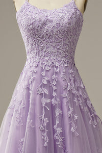 Fashionable Tulle Evening Dress with Embellishments - Victoria-Purple-AU 4-State of Style