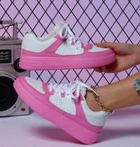 Fashionable Women's Sneakers - Naya-Pink-4-State of Style