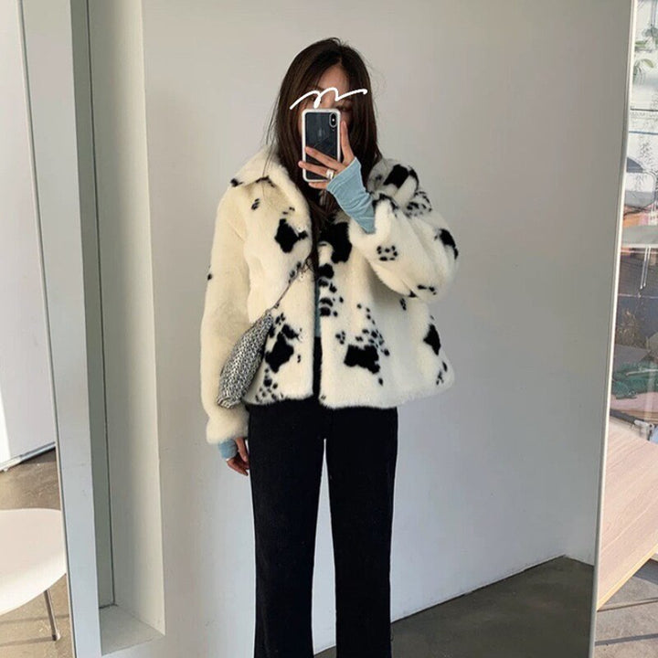 Faux Fur Jacket for Women | Stylish and Comfortable-White-S-State of Style