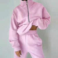 FayesSuit | Sporty & Stylish Women's Tracksuit-Pink-S-State of Style