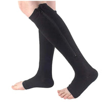 FaysSocks | Comfortable & Supportive Women's Compression Socks-Black-S/M-State of Style