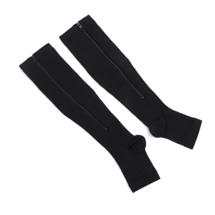 FaysSocks | Comfortable & Supportive Women's Compression Socks-Black-S/M-State of Style