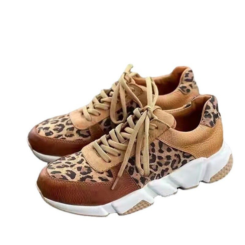 FebeSneakers | Trendy Platform Sneakers for Women-Leopard-4.5-State of Style