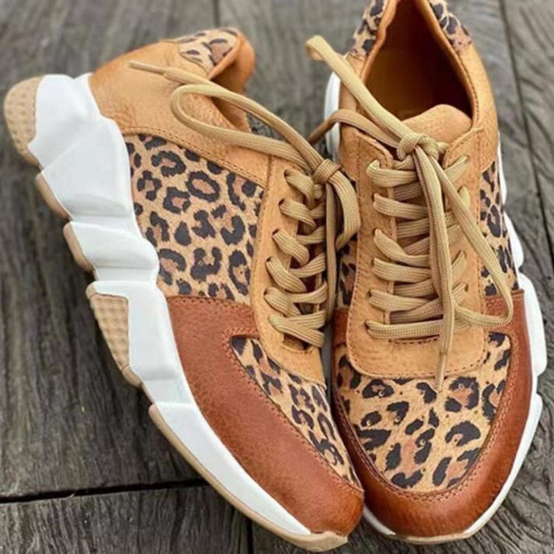 FebeSneakers | Trendy Platform Sneakers for Women-Leopard-4.5-State of Style