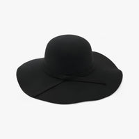 Fedora women's hat made of wool felt – Marveil-Black-State of Style