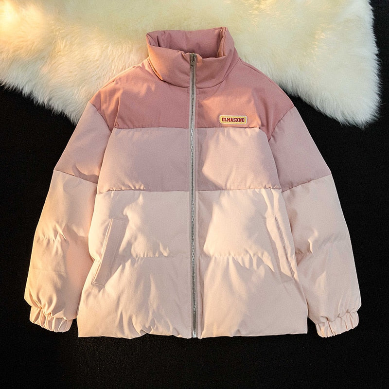 Feija Down Jacket | Perfect for Cold Weather-Pink-S-State of Style