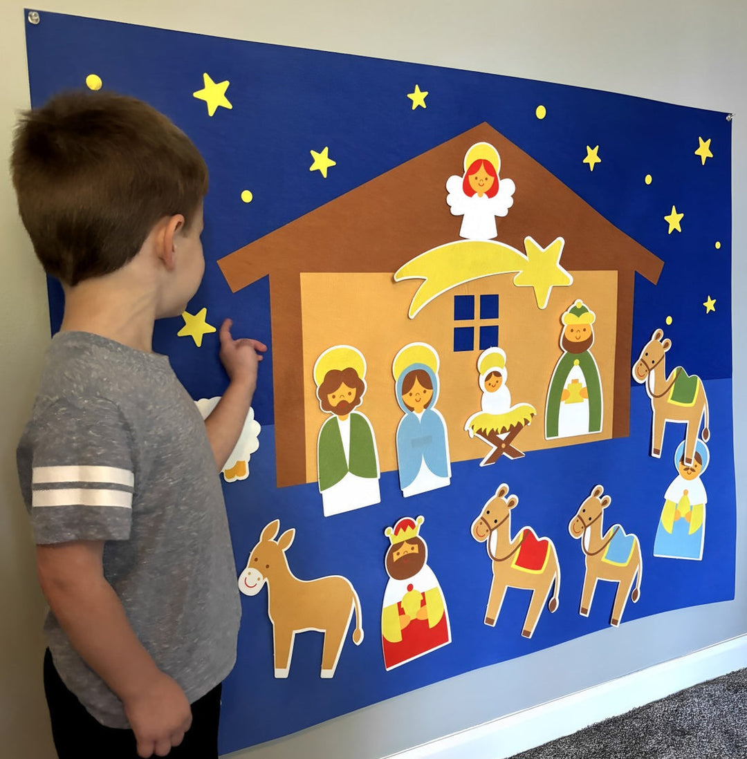 Felt Christmas Nativity for Family Fun and Tradition – KinderKerst-State of Style