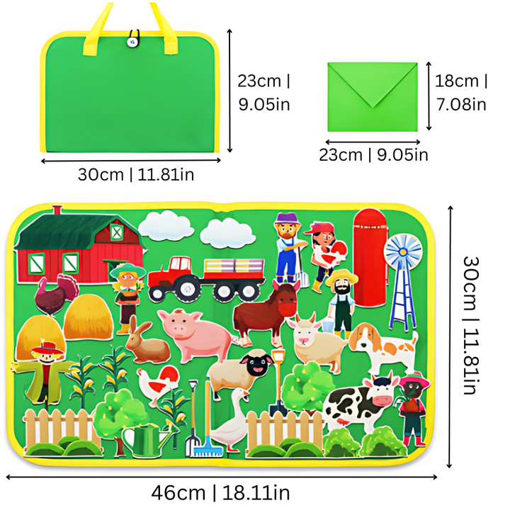 Felt Story Set - StoryFelt-Zoo-State of Style