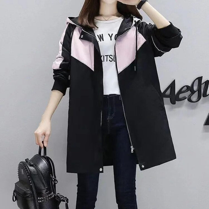 Ladies Trench Coat with Hood – Marit