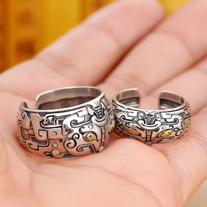 Feng Shui Ring | Symbol for Wealth, Luck, and Prosperity-Golden Dragon Adjustable-State of Style