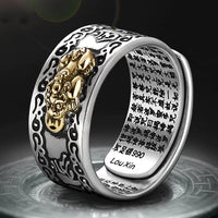 Feng Shui Ring | Symbol for Wealth, Luck, and Prosperity-Golden Dragon Adjustable-State of Style