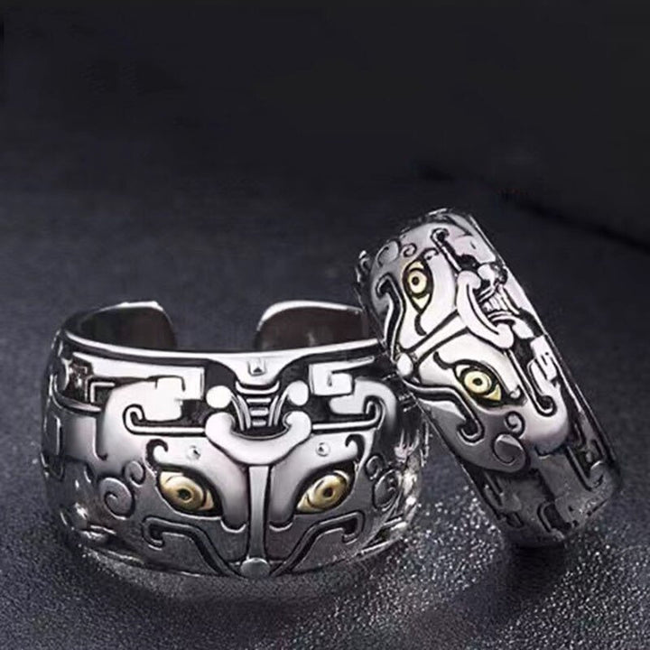 Feng Shui Ring | Symbol for Wealth, Luck, and Prosperity-Golden Dragon Adjustable-State of Style