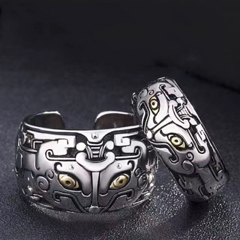 Feng Shui Ring | Symbol for Wealth, Luck, and Prosperity-Golden Dragon Adjustable-State of Style
