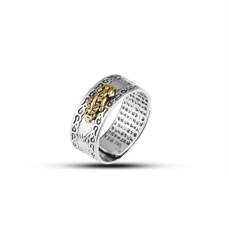 Feng Shui Ring | Symbol for Wealth, Luck, and Prosperity-Golden Dragon Adjustable-State of Style