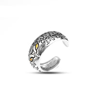 Feng Shui Ring | Symbol for Wealth, Luck, and Prosperity-Golden Eye Women Open-State of Style