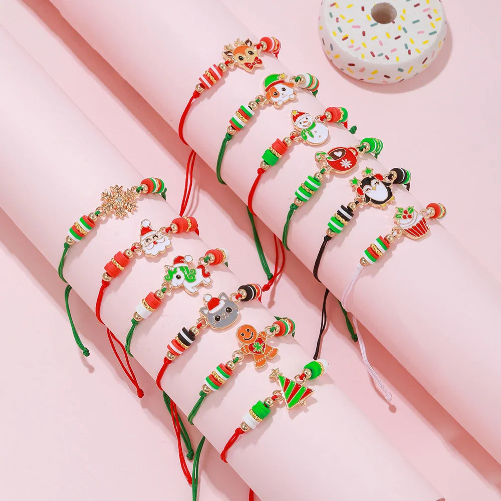 FESTIVE CHRISTMAS BRACELET SET-State of Style