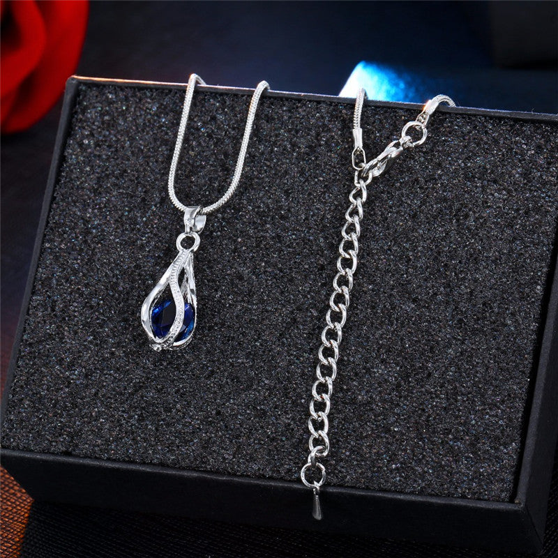 Festive Christmas Earrings | Holiday-Themed Jewellery Set-Oceanic Blue-State of Style