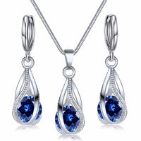 Festive Christmas Earrings | Holiday-Themed Jewellery Set-Oceanic Blue-State of Style