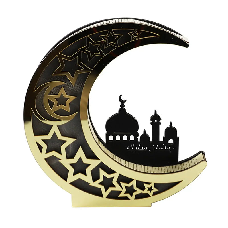 Festive Moon-Shaped LED Lamp - LunarShine-State of Style