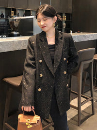 FeysBlazer | Elegant Plus Size Women's Blazer-Black-XS-State of Style