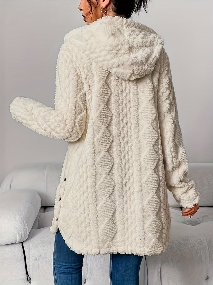 Soft Long Women's Cardigan with Hood – Marit