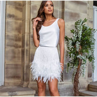 Fia Fringe Set | Perfect Party and Holiday Outfit-White-S-State of Style