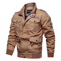 FiensJacket | Stylish & Versatile Men's Jacket-Khaki-M-State of Style