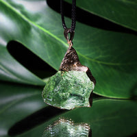 Fine Natural Moldavite Necklace - Lyra-State of Style