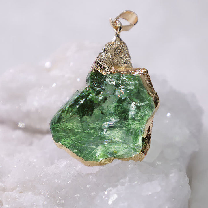 Fine Natural Moldavite Necklace - Lyra-State of Style