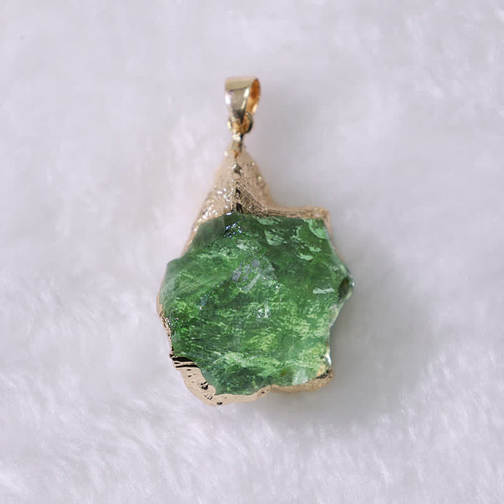 Fine Natural Moldavite Necklace - Lyra-State of Style